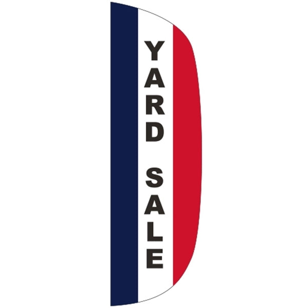 3' x 10' Message Flutter Flag - Yard Sale