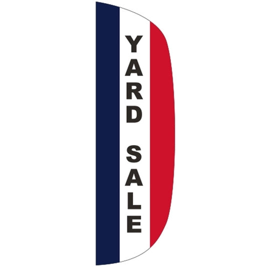 3' x 10' Message Flutter Flag - Yard Sale