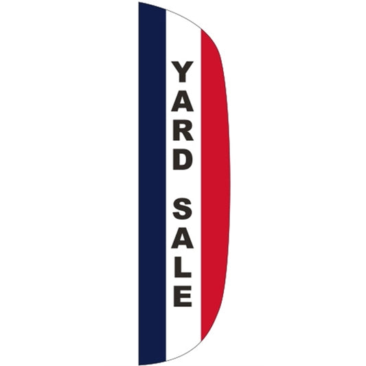 3' x 12' Message Flutter Flag - Yard Sale