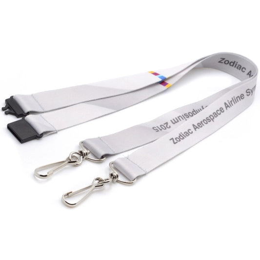 Trade Show 3/4" Double Ended Dye-Sub Lanyard