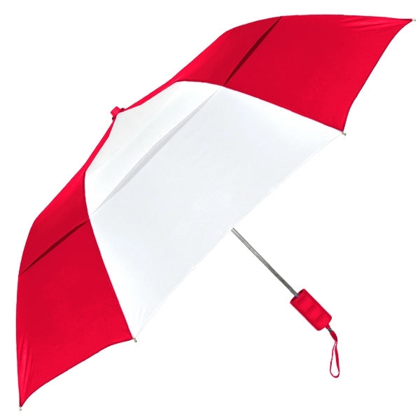 The Vented Windproof Folding Umbrella - 42" Arc, Auto Open