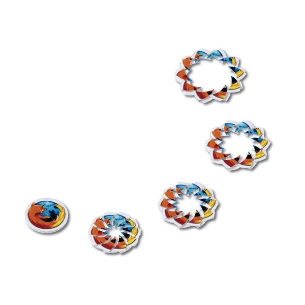 All-White Incredible Expanding Flying Disc Toy