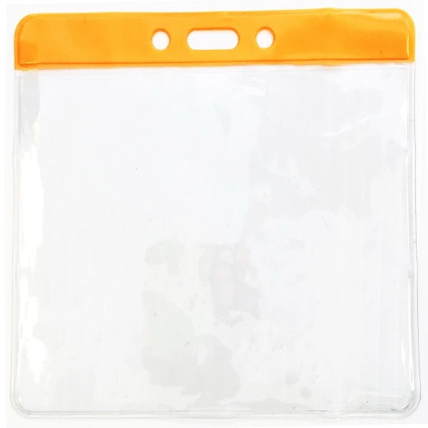 4x3" Color Coded Badge Holder Horizontal