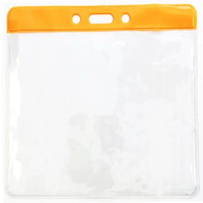 4x3" Color Coded Badge Holder Horizontal