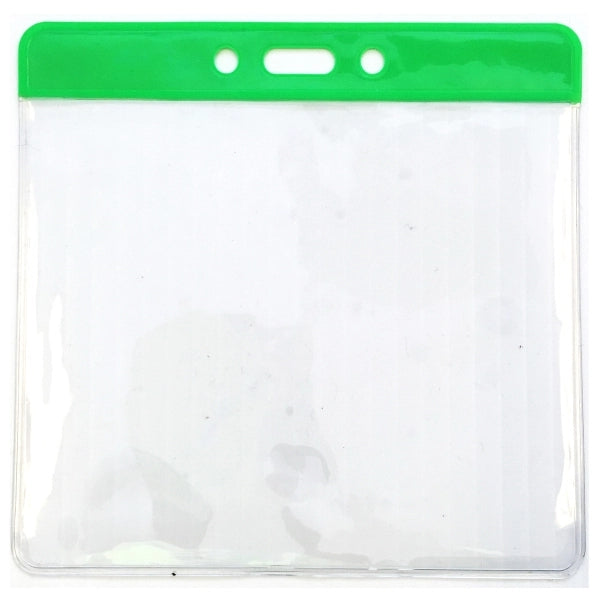 4x3" Color Coded Badge Holder Horizontal