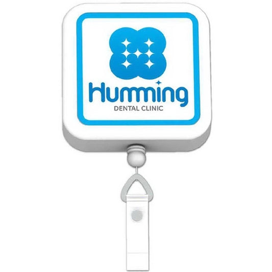 Square Badge Reel