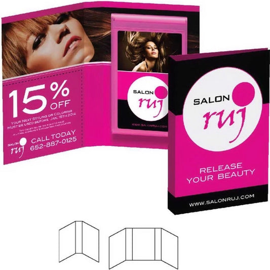 Tek Booklet with Rectangle Compact Mirror