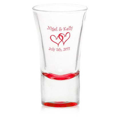 2 oz. Lord Shooter Etched Shot Glasses