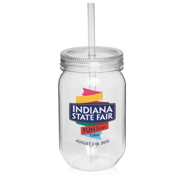 24 oz. Single Wall Mason Jars