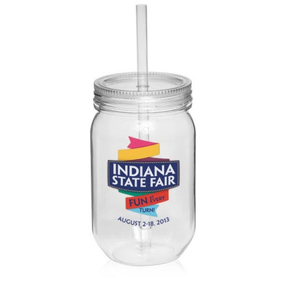 24 oz. Single Wall Mason Jars