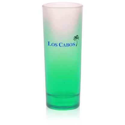 2 oz. Tall Shot Glasses - Colored & Frosted