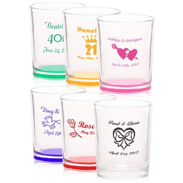 Arc Votive Glass Candle Holder