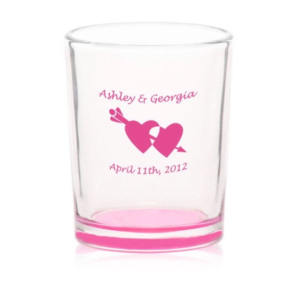 Arc Votive Glass Candle Holder