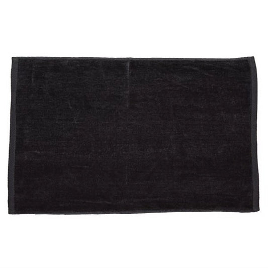 Black 16x25 Golf Towel