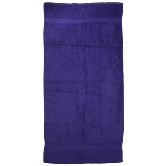 Purple 30x52 Terry Cotton Bath Towel.