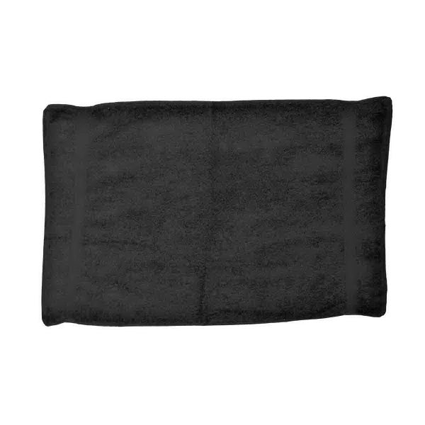 Black 16x30 Bleach Resistant Hand Towel