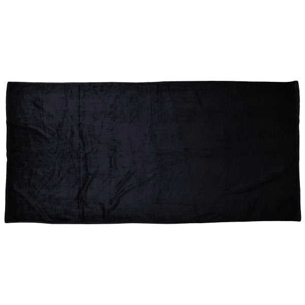 Black 32x64 Silky Velour type Beach Towels.