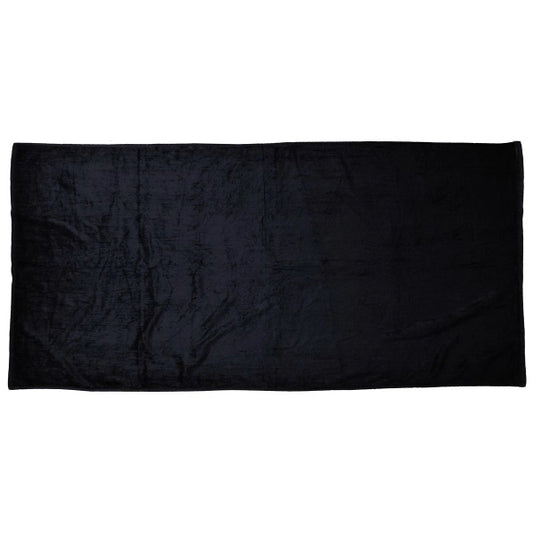 Black 32x64 Silky Velour type Beach Towels.