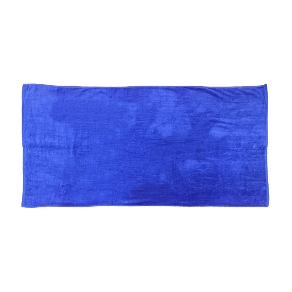 Royal Blue 32x64 Terry Velour Beach Towels.