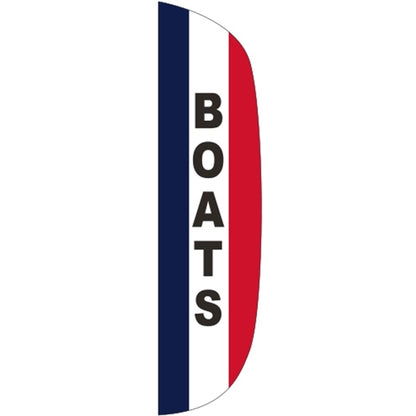 3' x 15' Message Flutter Flag - Boats