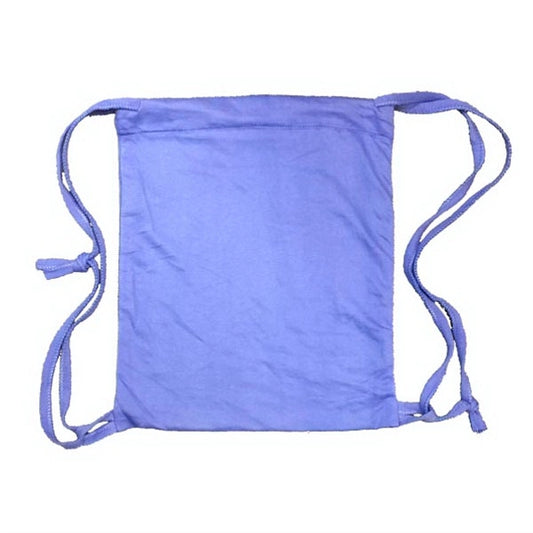 Caribbean Blue 14x17 Blended Knitted Drawstring Bag.