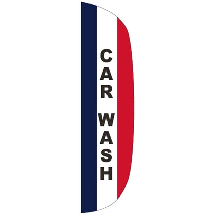 3' x 15' Message Flutter Flag - Carwash