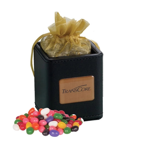 X-Cube Pen Holder filled with jelly beans
