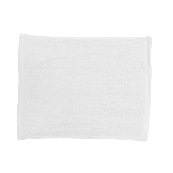 White 15x18 Rally Towels