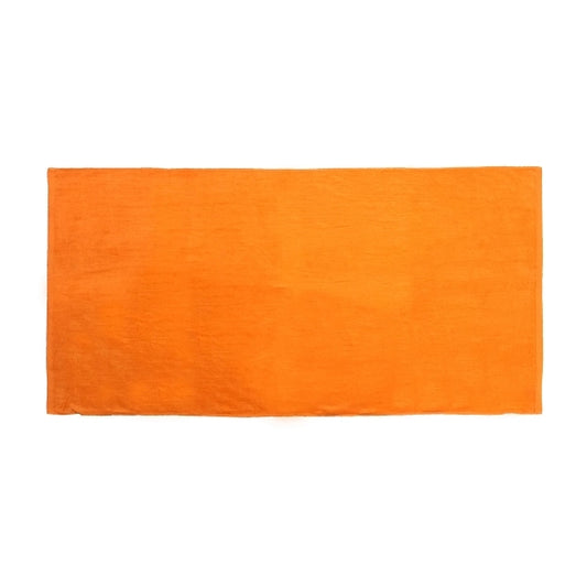 Orange 28x58 Terry Velour Beach Towel