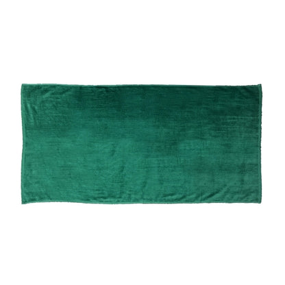Hunter Green 30x60 Terry Velour Promotional Beach Towel.
