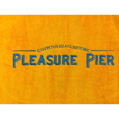 Orange 30x60 Terry Velour Promotional Beach Towel.