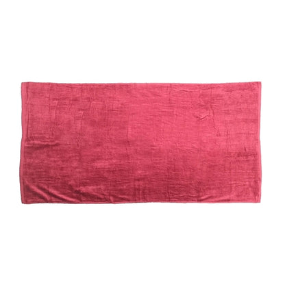Burgundy 34x70 Terry Velour Beach Towels.