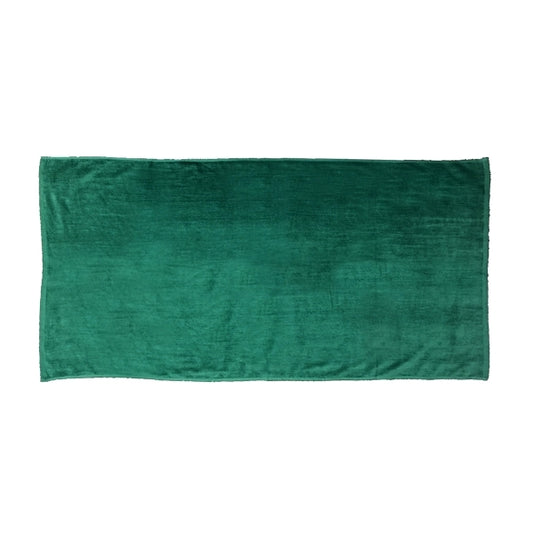 Hunter Green 34x70 Terry Velour Beach Towels.