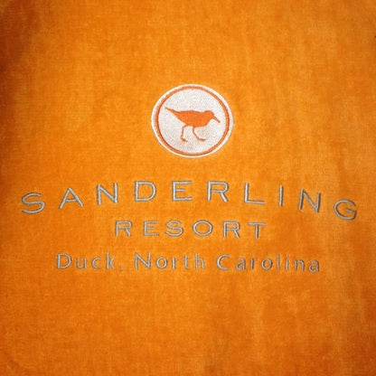 Orange 34x70 Terry Velour Beach Towels.