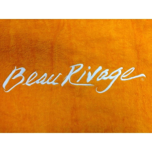Orange 34x70 Terry Velour Beach Towels.