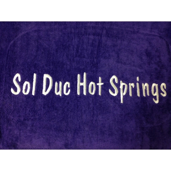 Purple 34x70 Terry Velour Beach Towels.