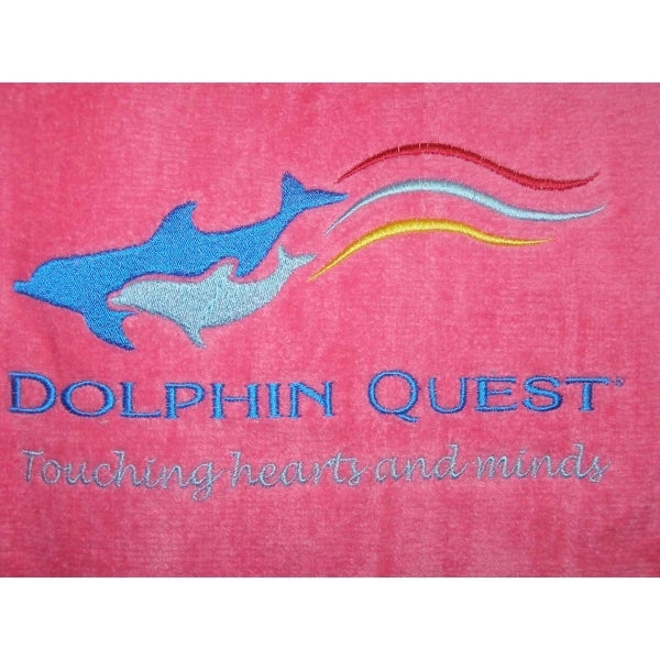 Neon Pink 32x64 Terry Velour Beach Towels.