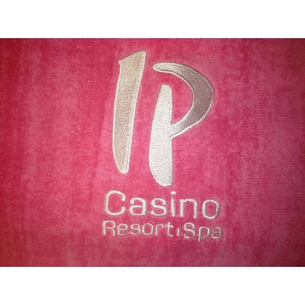 Neon Pink 32x64 Terry Velour Beach Towels.