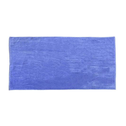 Caribbean Blue 28x58 Terry Velour Beach Towel