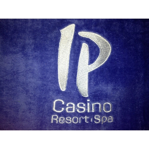 Caribbean Blue 28x58 Terry Velour Beach Towel