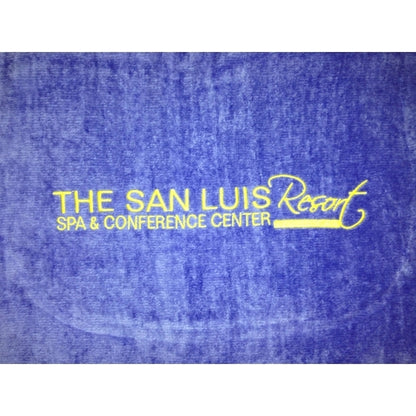 Caribbean Blue 28x58 Terry Velour Beach Towel