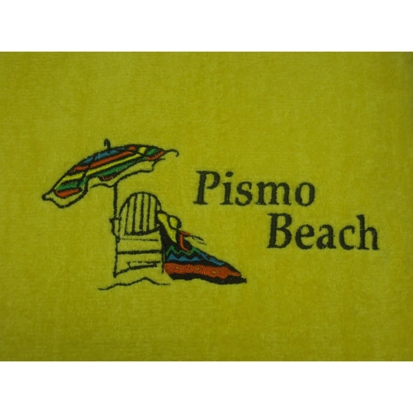 Neon Yellow 28x58 Terry Velour Beach Towel