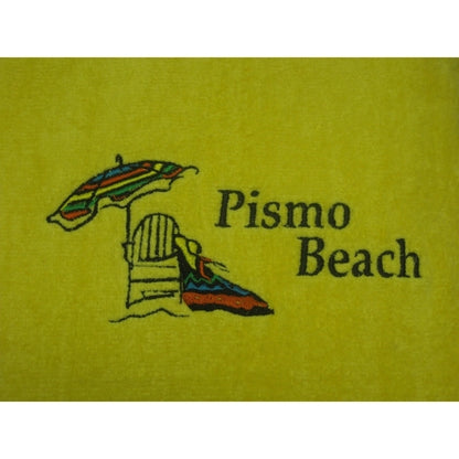 Neon Yellow 28x58 Terry Velour Beach Towel
