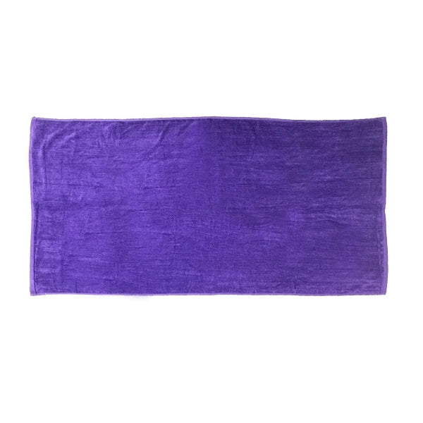 30x60 Terry Velour Promotional Beach Towel 11 Lb per Dz.