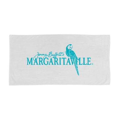 Silkscreen White 28x58 Terry Velour Beach Towel