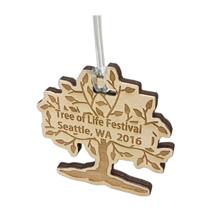 Custom Laser Etched Birch Bag Tags