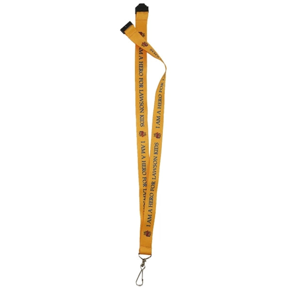 1" Polyester Badge Reel Lanyard Combo w/ Safety Breakaway
