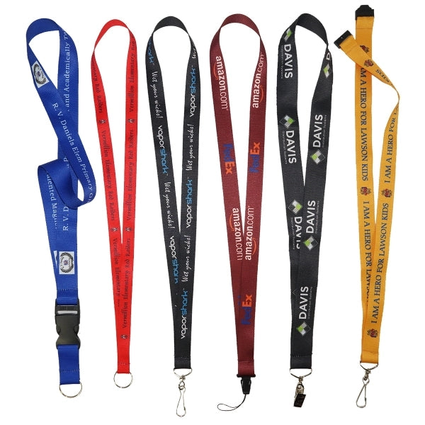 Polyester Full Color Sublimated Lanyard ID