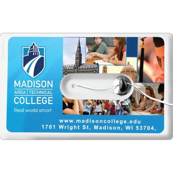 44 Yards Credit Card Size Dental Floss Dispenser with Mirror