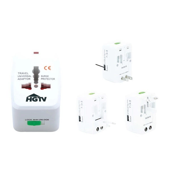Universal Travel Adapter with USB Port